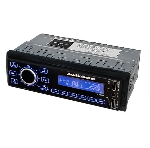 AA450 - AUDIOBAHN ESTEREO 1 DIN BT USB AUX