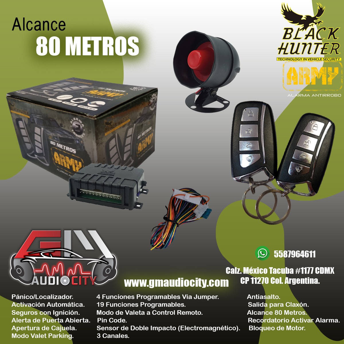 US21 - USA ALARMA PARA AUTO