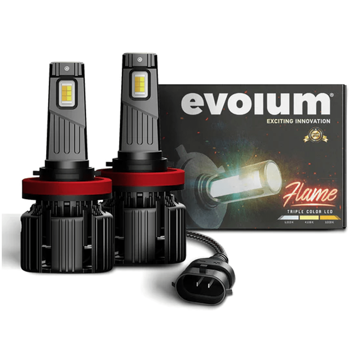 EVO-5059-Y - EVOLUM FARO 3" 66W AMARILLO