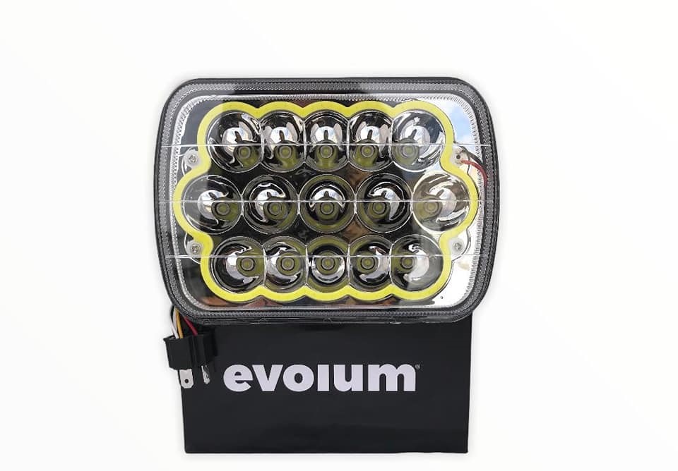EVO-5016-1 - EVOLUM FARO RECTANGULAR DRL 7 UNIDAD PRINCIPAL