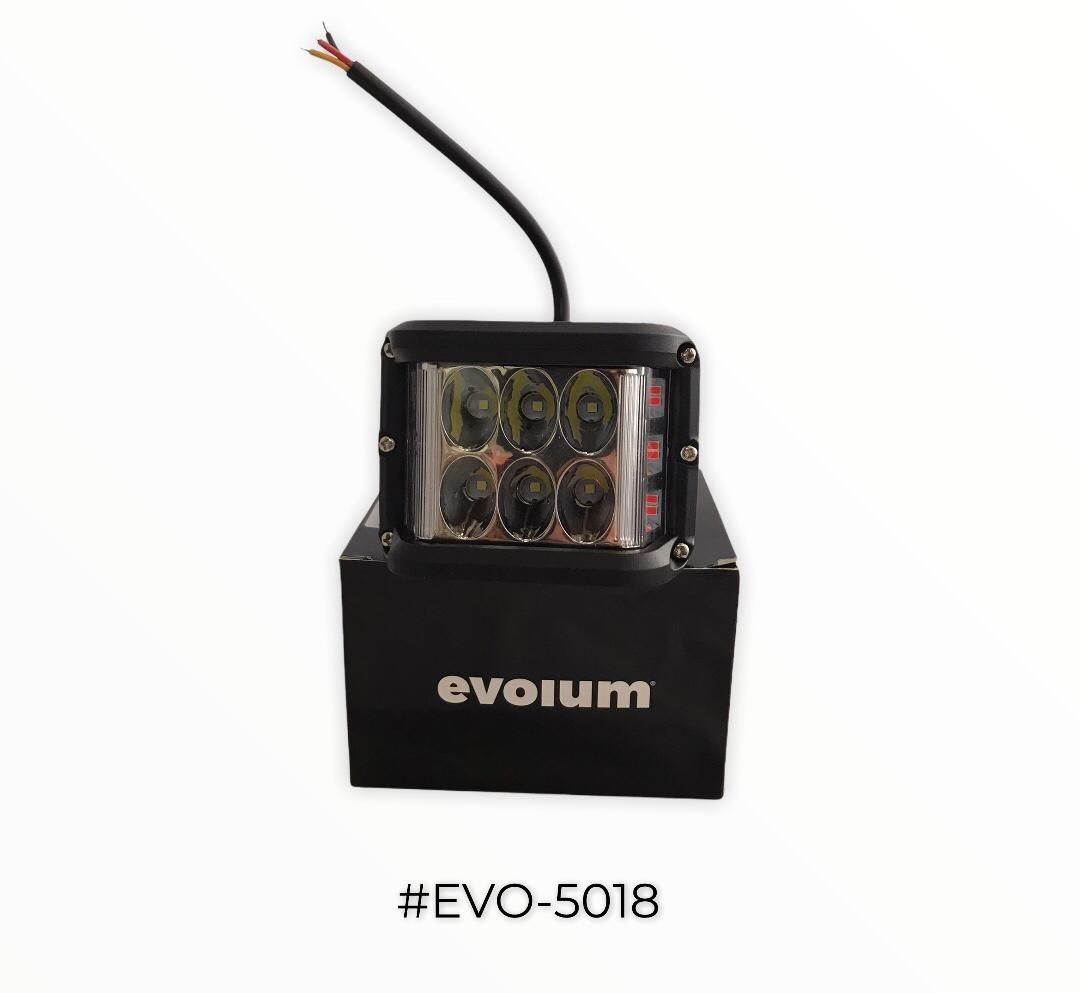 7443-VENTILADOR-Y-F - EVOLUM FOCOS 7443 COLOR ÁMBAR CON ESTROBO
