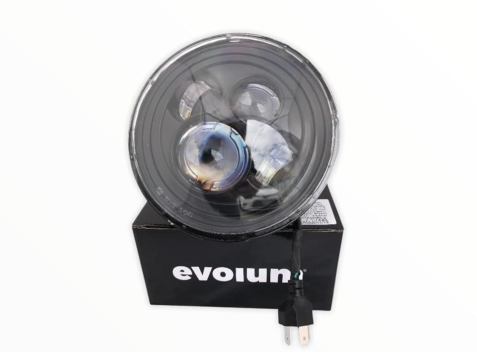 210349-BLUE - IMLOYA FARO LED 4" DRL LUZ BLANCA CON ESTROBO AZUL REDONDO