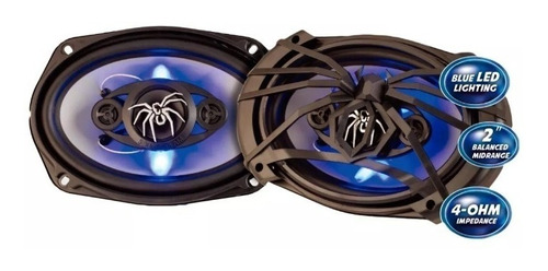 LX690 - SOUNDSTREAM PAR DE BOCINAS 6x9” 4 VÍAS CON LUZ LED