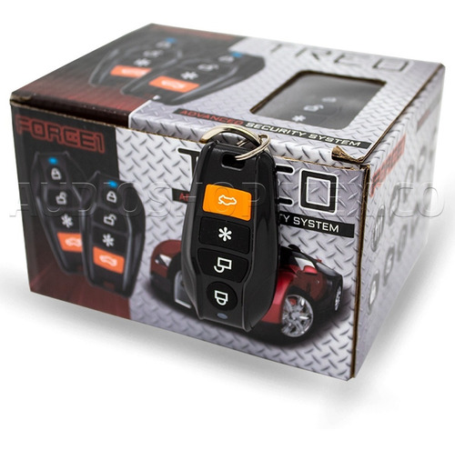 FORCE1 - TREO ALARMA PARA AUTO BLUE LED