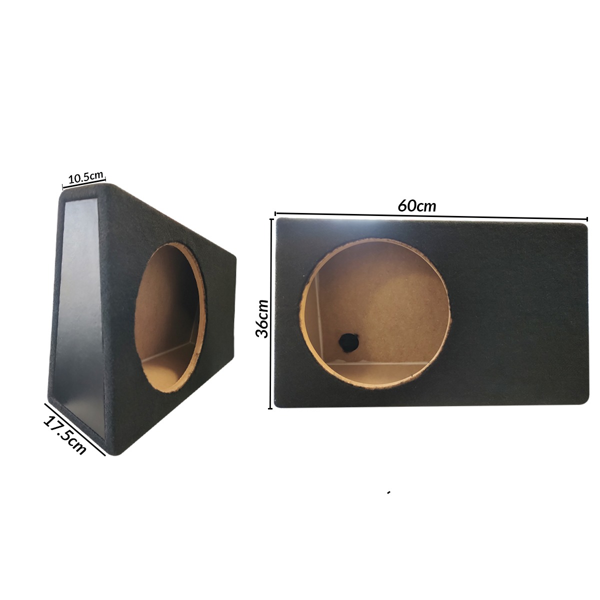 1X10PICKUP - CAJA PARA SUBWOOFER 10" PLANO PICK UP
