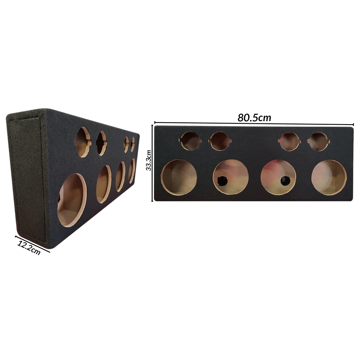 R4OPEN - CAJA RACK PARA 4 MEDIOS RANGOS + 4 TWEETER
