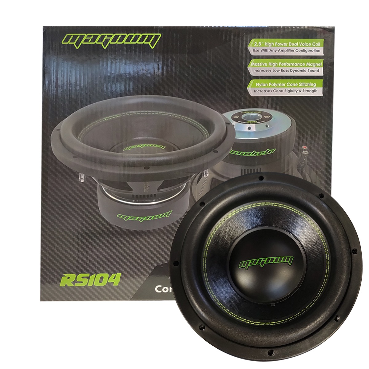 RS104 - MAGNUM SUBWOOFER 10" 850W RMS 4 OHMS