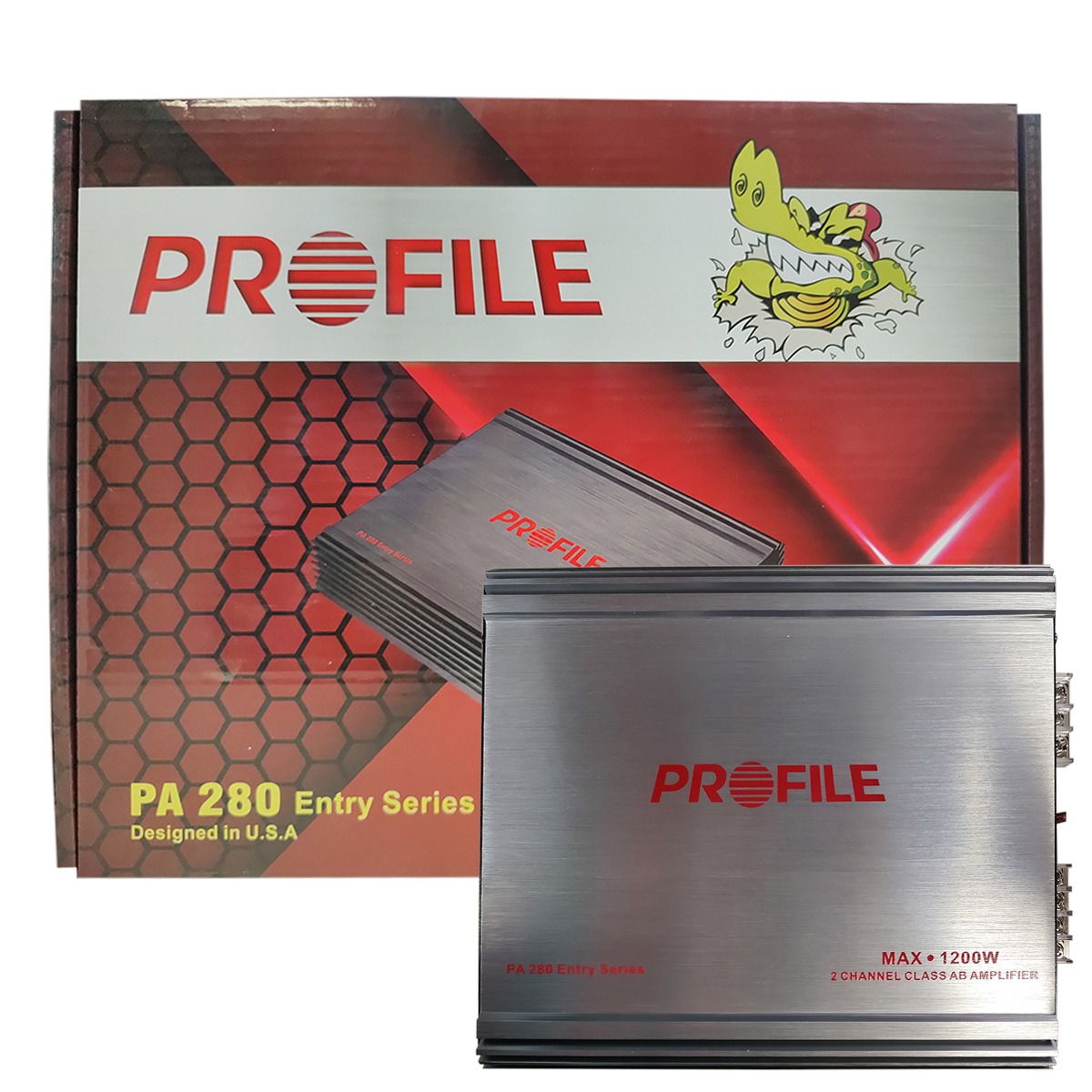 PA280 - PROFILE AMPLIFICADOR 2 CANALES 1200W MAX
