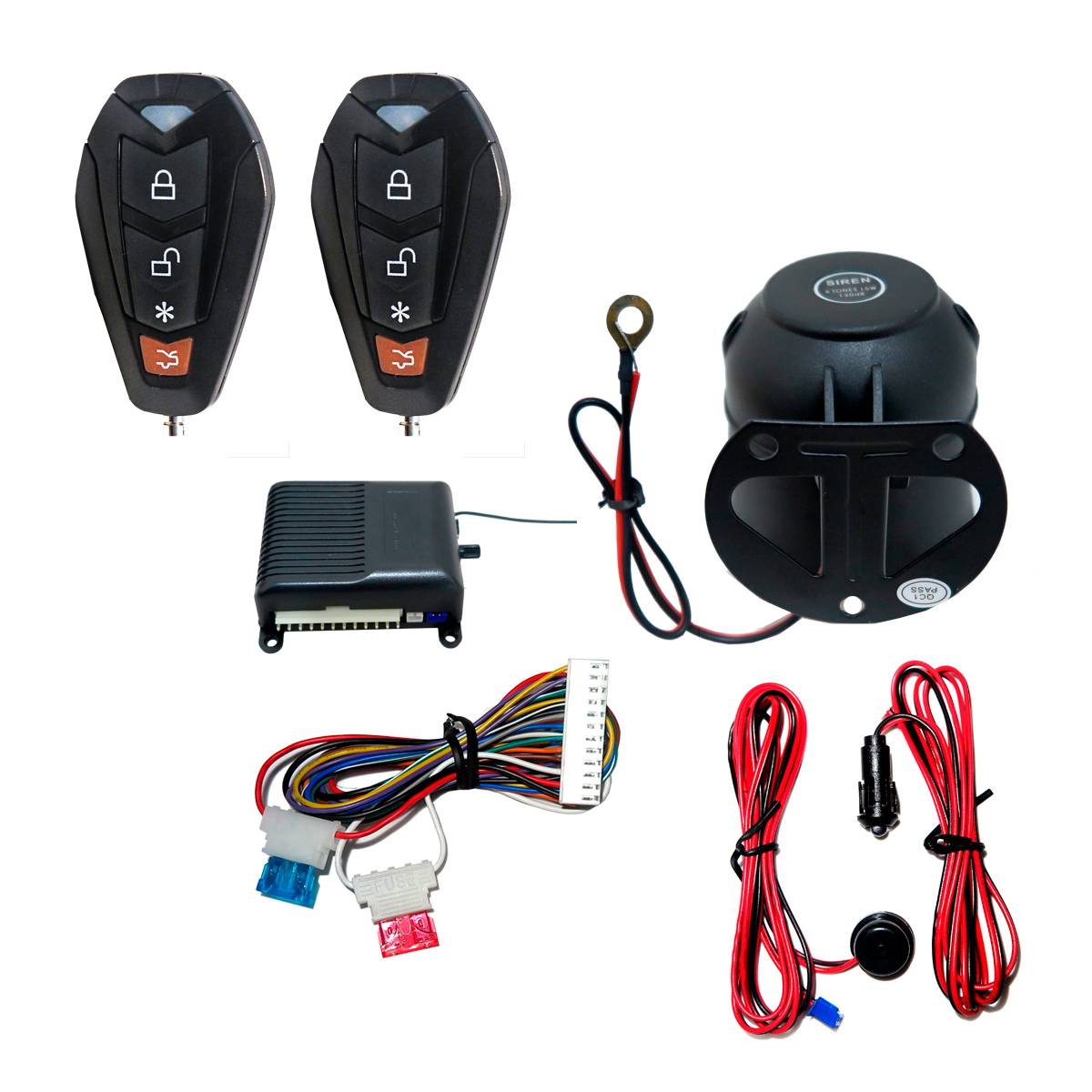 MS-107 - AUDIOBAHN ALARMA PARA AUTO SERIE MS