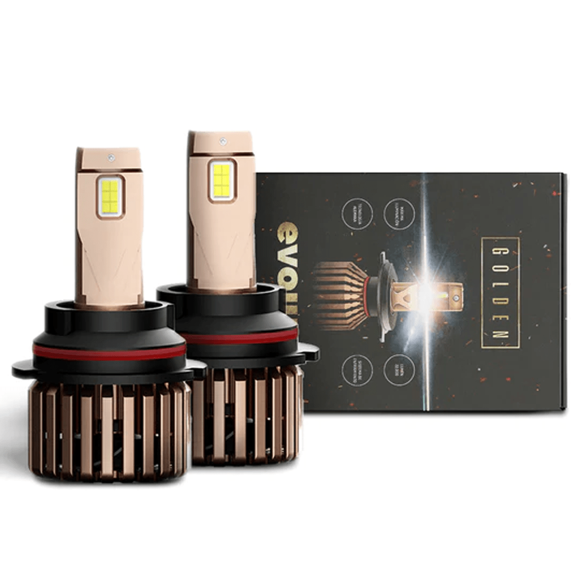 P219007 - EVOLUM LED 9007 GOLDEN 22000 LM CHIP CSP CANBUS