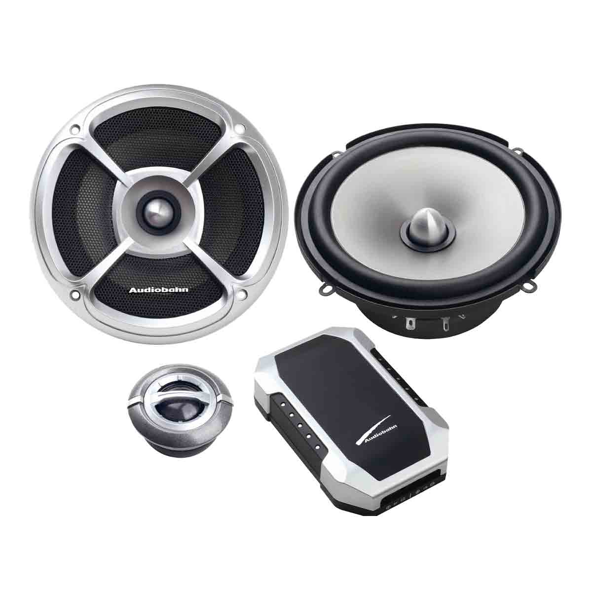 ABC65H - AUDIOBAHN SET DE MEDIOS 6.5" 2 VIAS 300W 88dB 4 OHMS