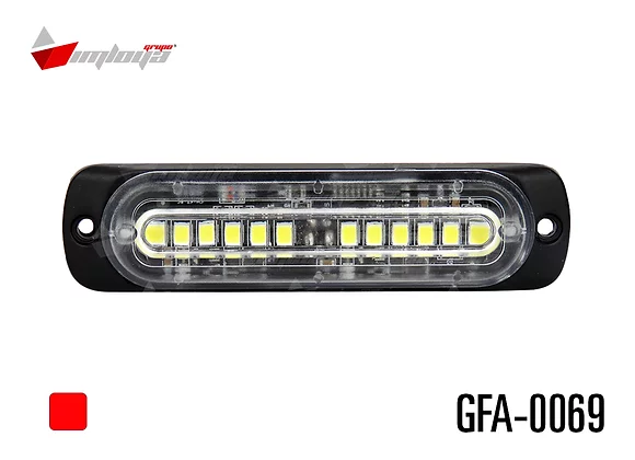 PL6RED - PLAFON 6 LED ROJO