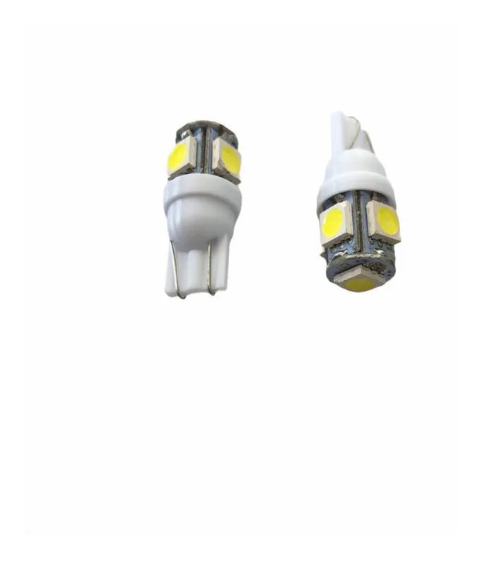 T10-5SMD-5050-G - EVOLUM PAR DE FCOSO T10 LUZ VERDE