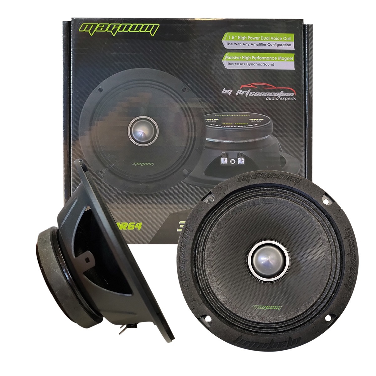AMARELLA65 - PAR DE MEDIOS RANGOS 6.5" BULLET 300W MAX 4 OHMS