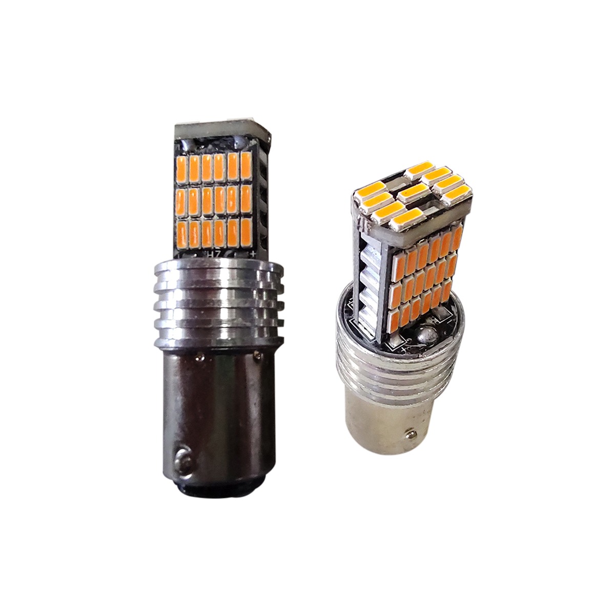 1157-45SMD-4014-Y - EVOLUM PAR FOCOS 1157 45SMD AMARILLO