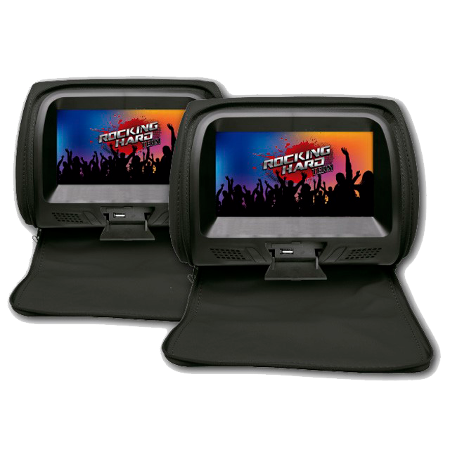 RKS-HR95ML - ROCK SERIES CABECERAS CON MONITOR 7 NEGRO PAR