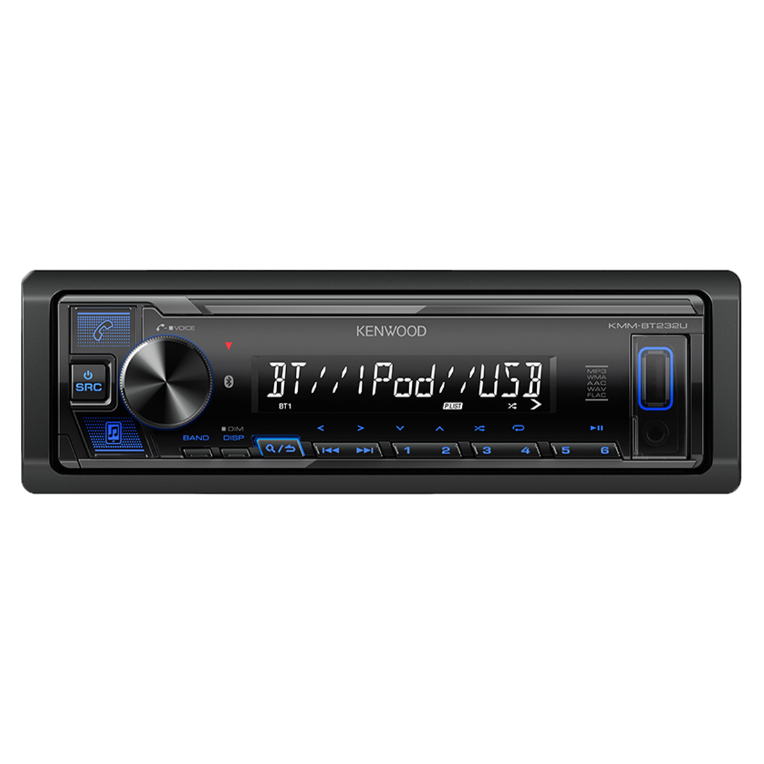 KMM-BT332U - KENWOOD ESTEREO 1 DIN BLUETOOTH USB AUX MULTIMEDIA
