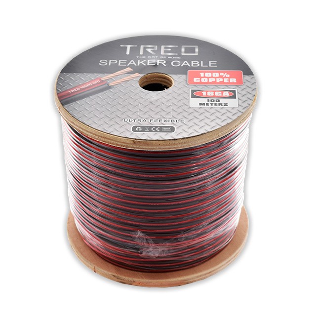 TR-SC16100 - TREO ROLLO CABLE CAL. 16 100% COBRE 100 METROS