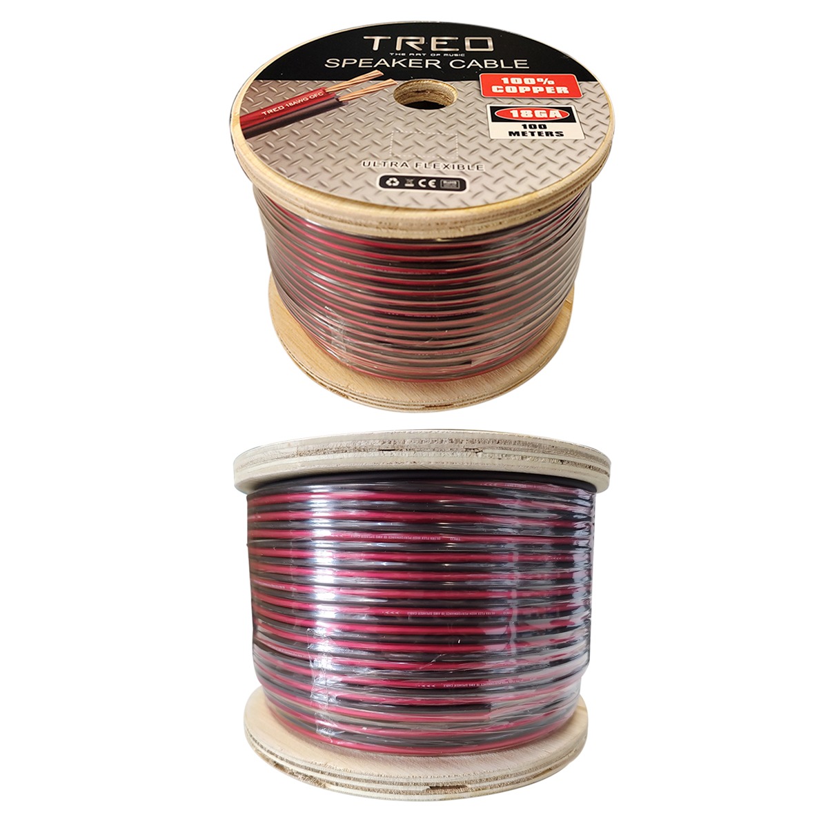 TR-SC18100 - TREO ROLLO CABLE CAL. 18 COBRE