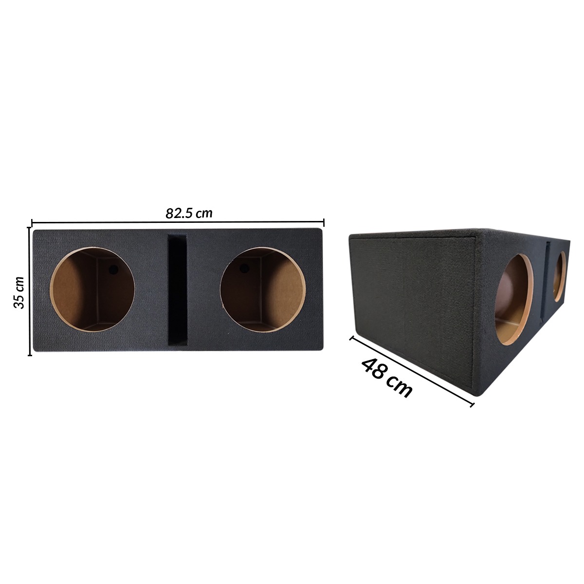 2X10XL - CAJA PARA 2 SUBWOOFER 10" 1000 A 1500 RMS