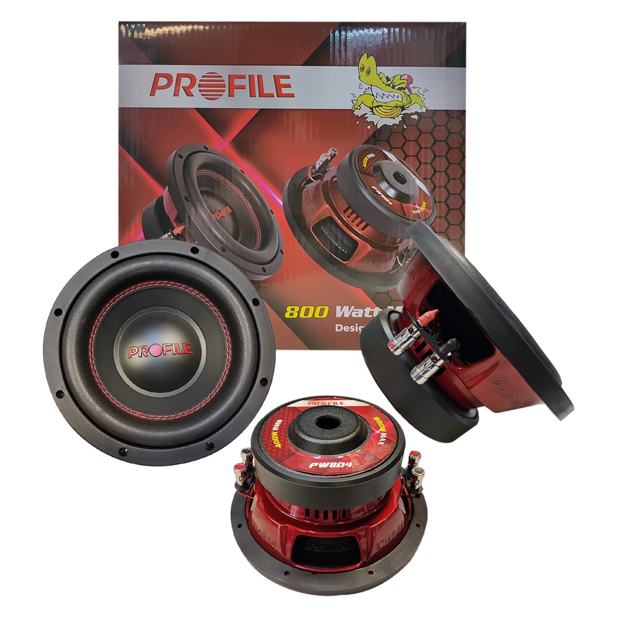 PW8D4 - PROFILE SUBWOOFER 8 400W RMS