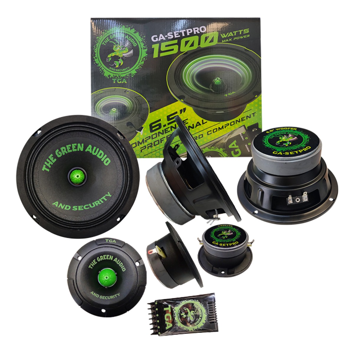 GA-SETPRO - THE GREEN AUDIO COMPONENTE DE 6.5" 1500W MAX