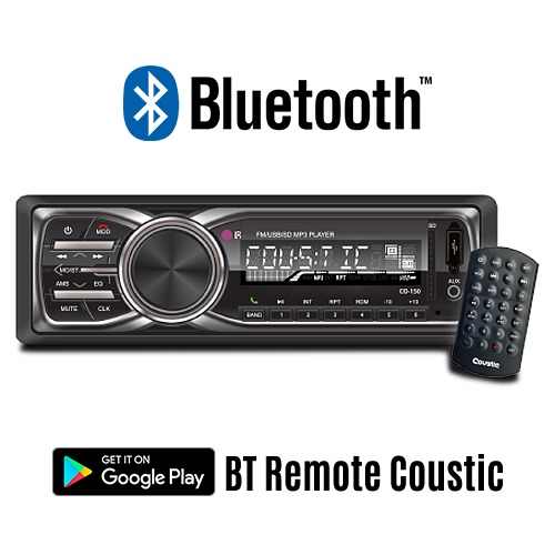 CO-300 - COUSTIC ESTEREO 1 DIN BT USB AUX
