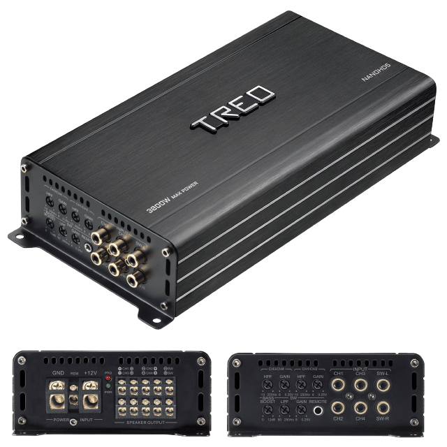 NANOHD5 - TREO AMPLIFICADOR MINI DIGITAL 5 CANALES
