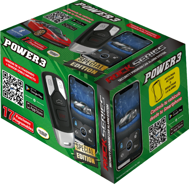 RKS-POWER3 - ROCK SERIES ALARMA BLUETOOTH + SENSORES I+UT