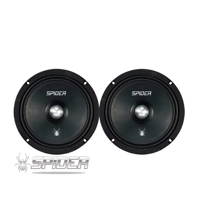 SR-W8PRO - SPIDER PAR DE MEDIOS RANGOS DE 8" 600W MAX 100W RMS 4 OHMS