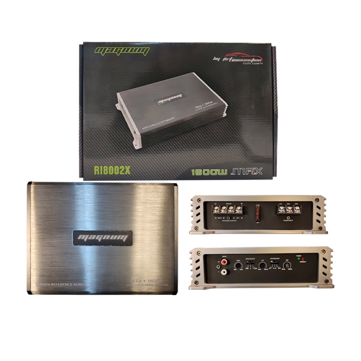 RI8002X - MAGNUM AMPLIFICADOR 2 CANALES 80W X 2