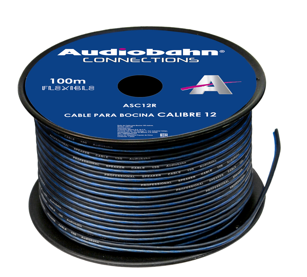 AB-PC015M - AUDIO BLACK ROLLO CABLE CALIBRE 0 15 METROS