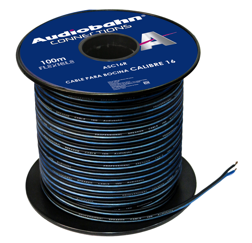 ASC16R - AUDIOBAHN ROLLO DE CABLE CAL.16 100 METROS