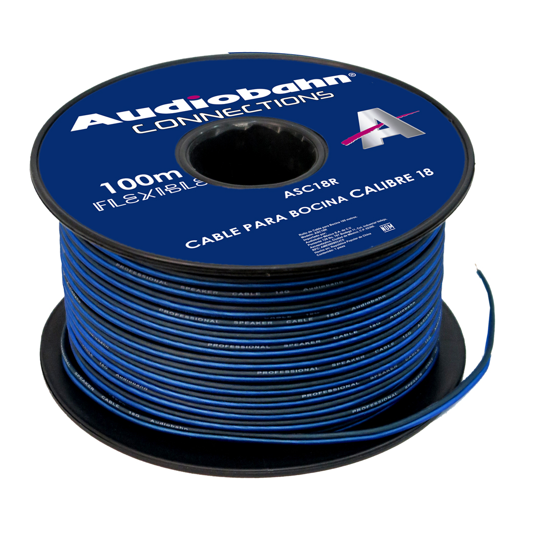 ASC18R - AUDIOBAHN ROLLO DE CABLE CAL. 18 100 METROS
