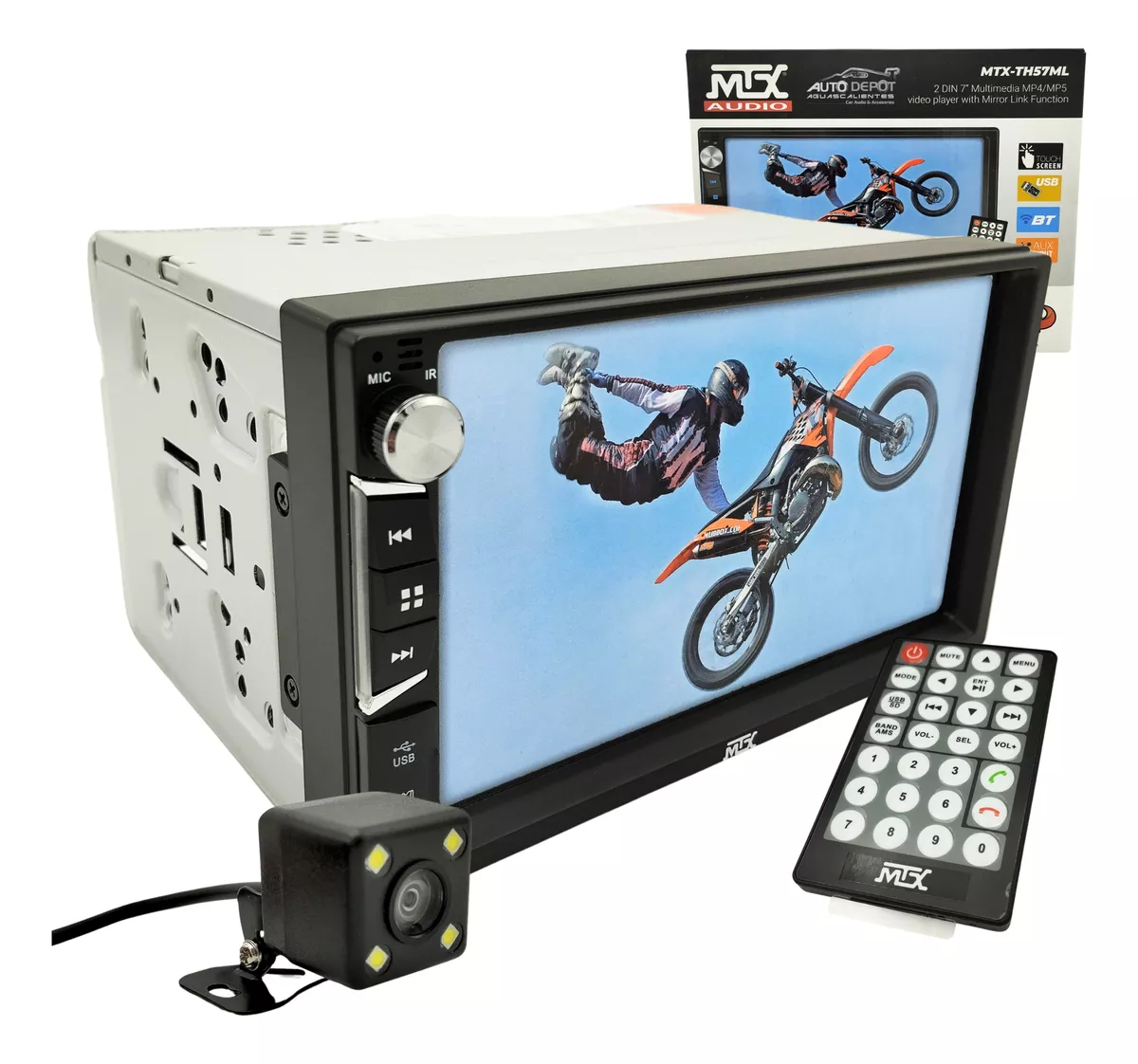 MTX-TH57ML - MTX 2 DIN MIRROR LINK BT USB AUX SD