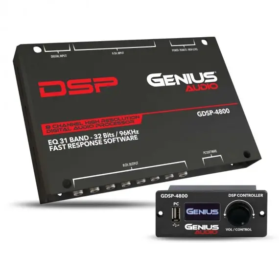 EDSP820BT - ELEVEM AUDIO DSP DE 31 BANDAS BLUETOOTH APP 8 CANALES