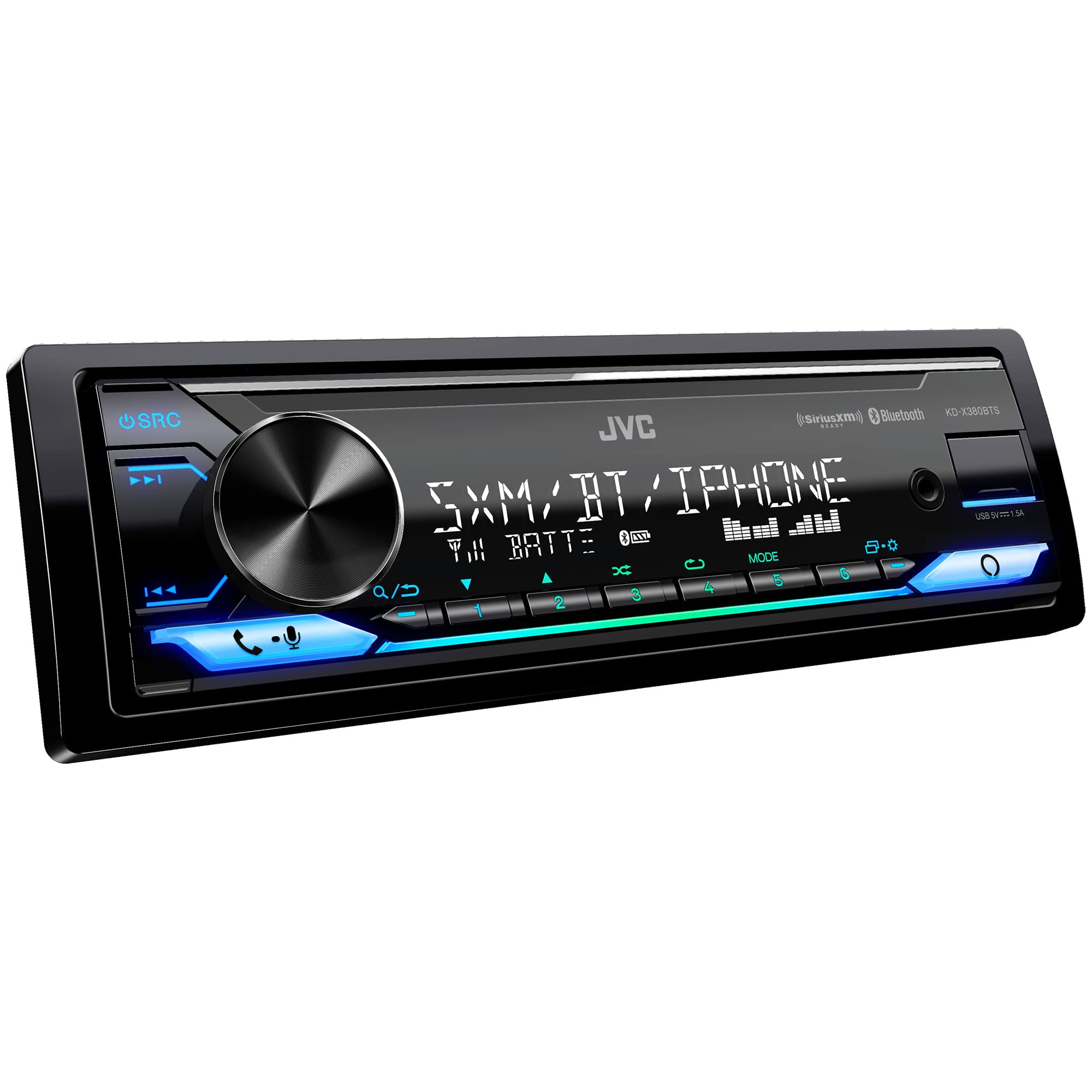KD-X380BTS - JVC ESTÉREO 1 DIN MULTIMEDIA BT USB AUX