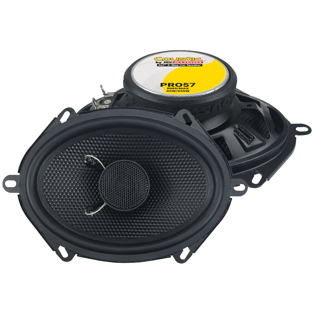 PRO57 - COUSTIC PAR DE BOCINAS 5X7" 3 VIAS 550W MAX