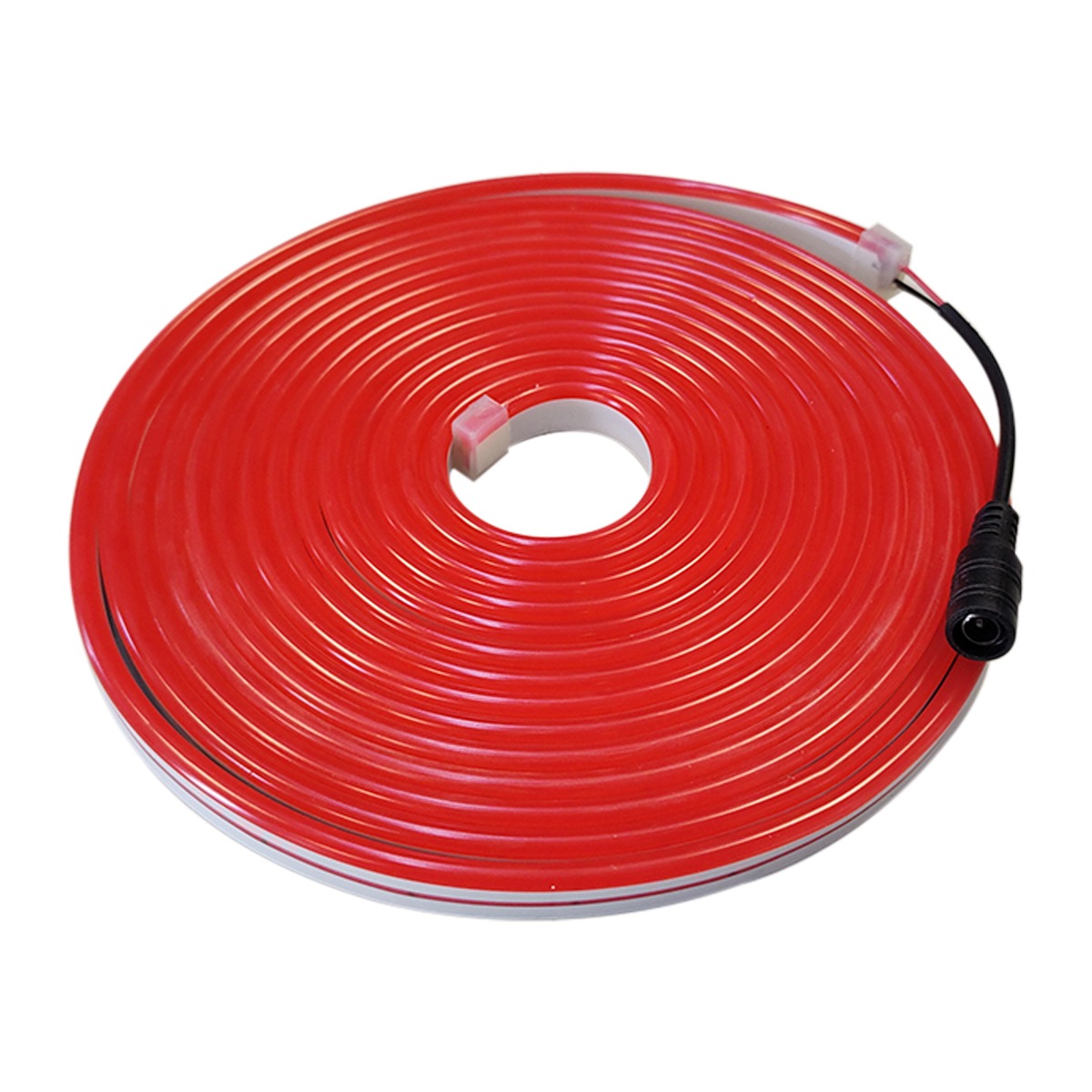 T2835R - TIRA NEON FLEXIBLE 5 METROS ROJO