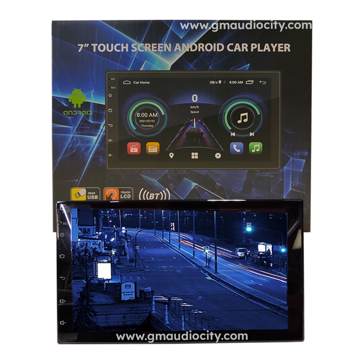 MTX-360AC - MTX PANTALLA TIPO TESLA GIRATORIA CARPLAY ANDROID AUTO