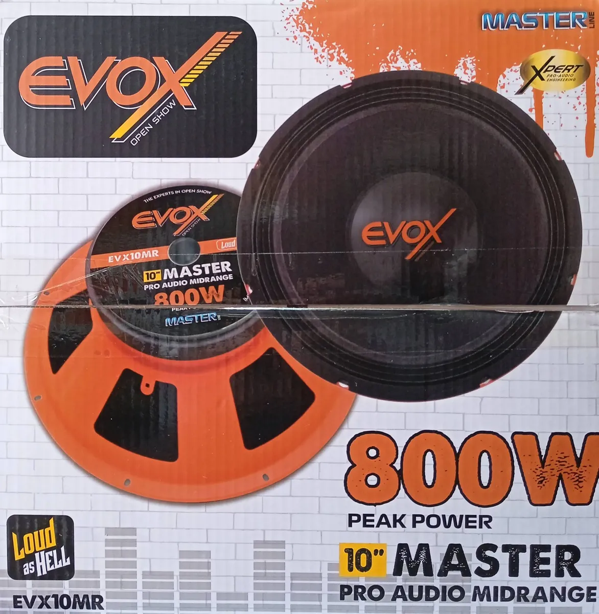 EVX10MR - EVOX MEDIO RANGO DE 10" 400W RMS 800W MAX 8 OHMS