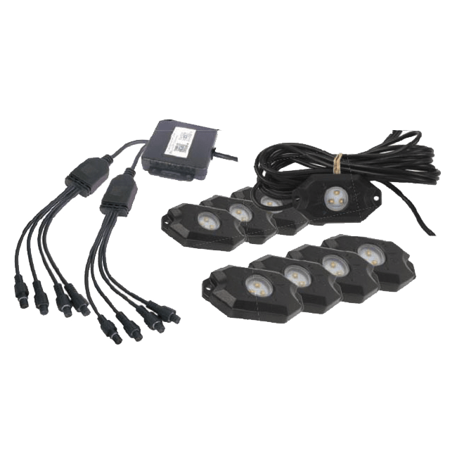 TX-7 8 PIEZAS - EVOLUM TERRAX ROCK LIGHTS 8 PIEZAS