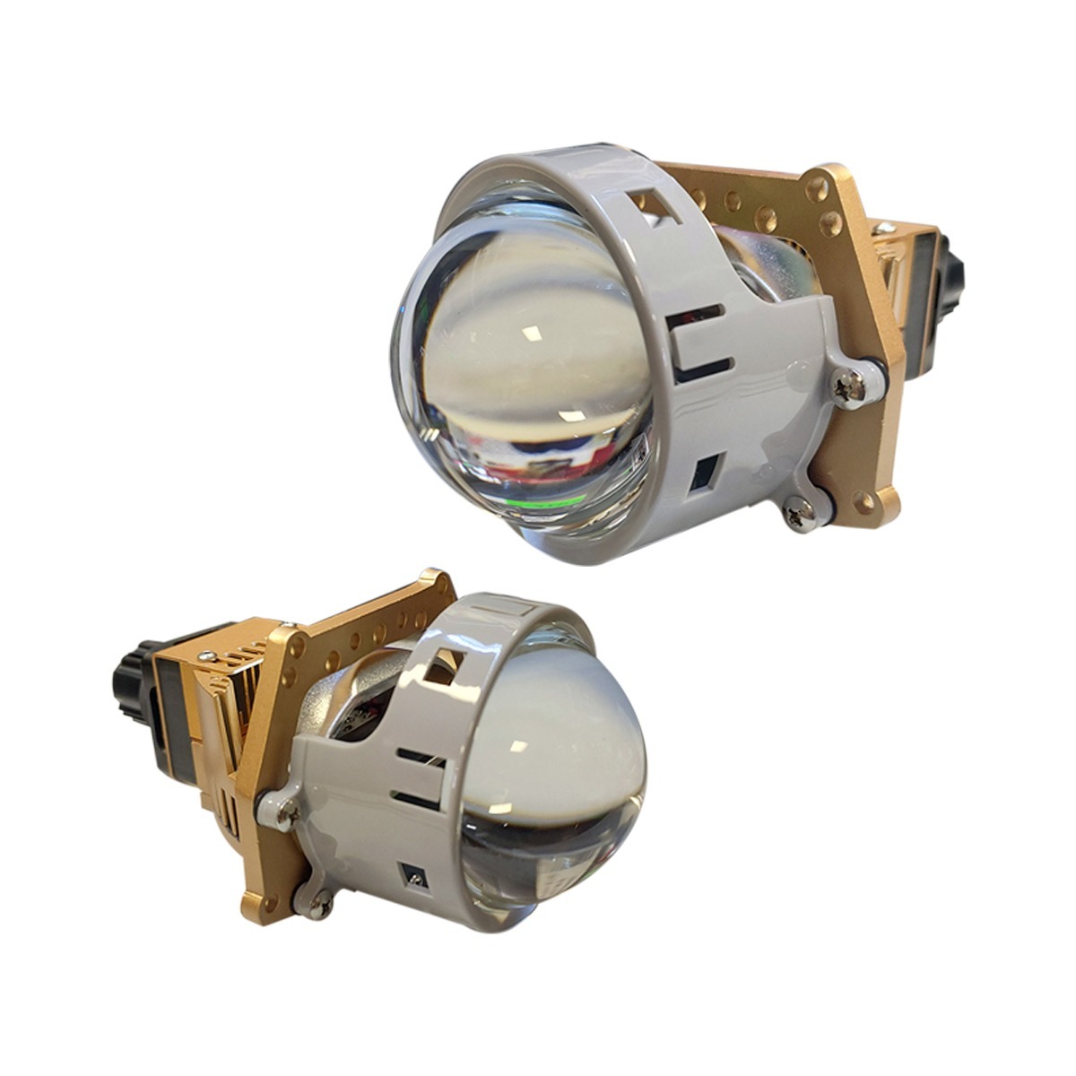 EVO-4000 - EVOLUM PAR DE FARO REDONDO LED CON LUPA 50W 9V-36V