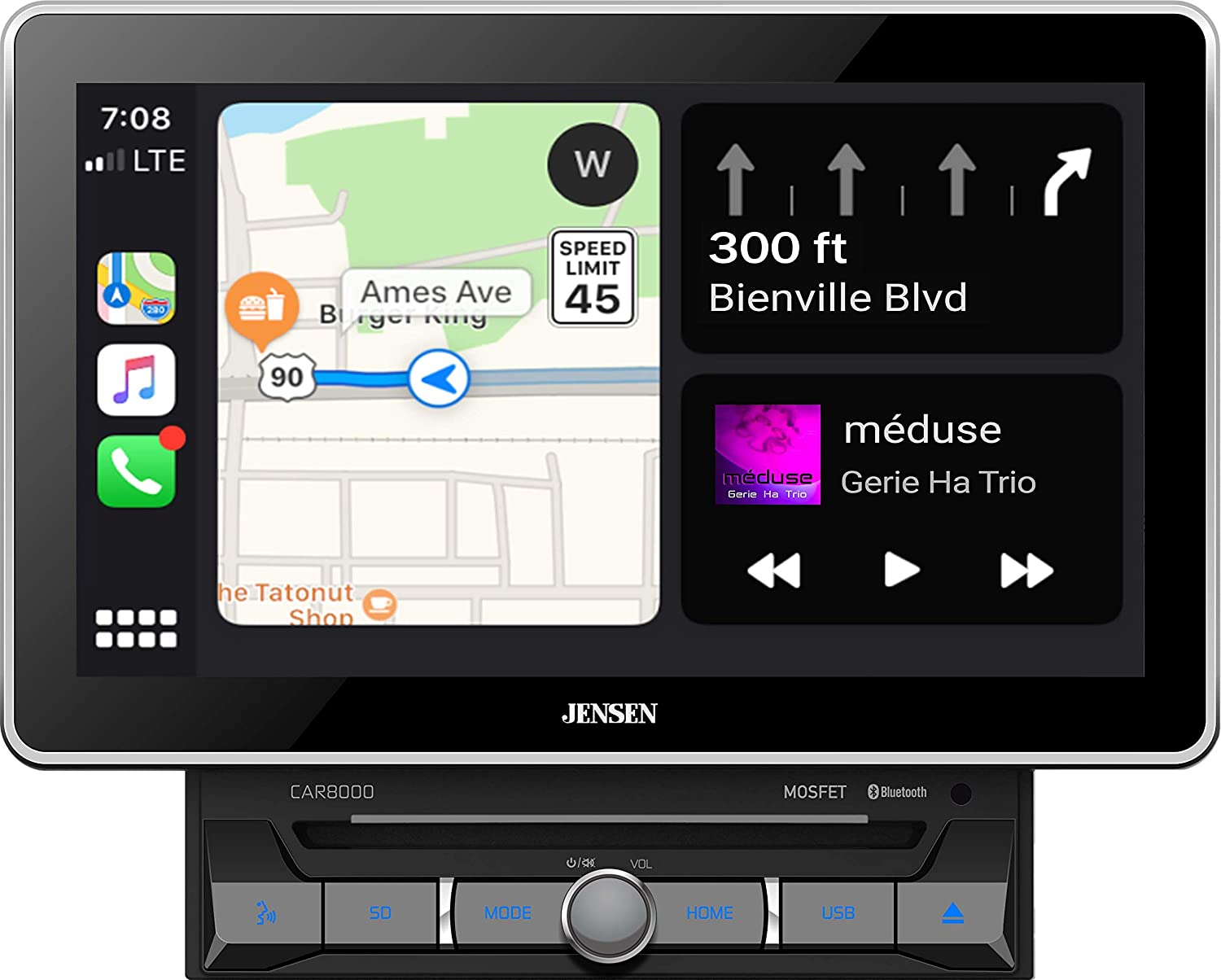 P10CPAA - Pantalla CarPlay Android Auto Universal 10”