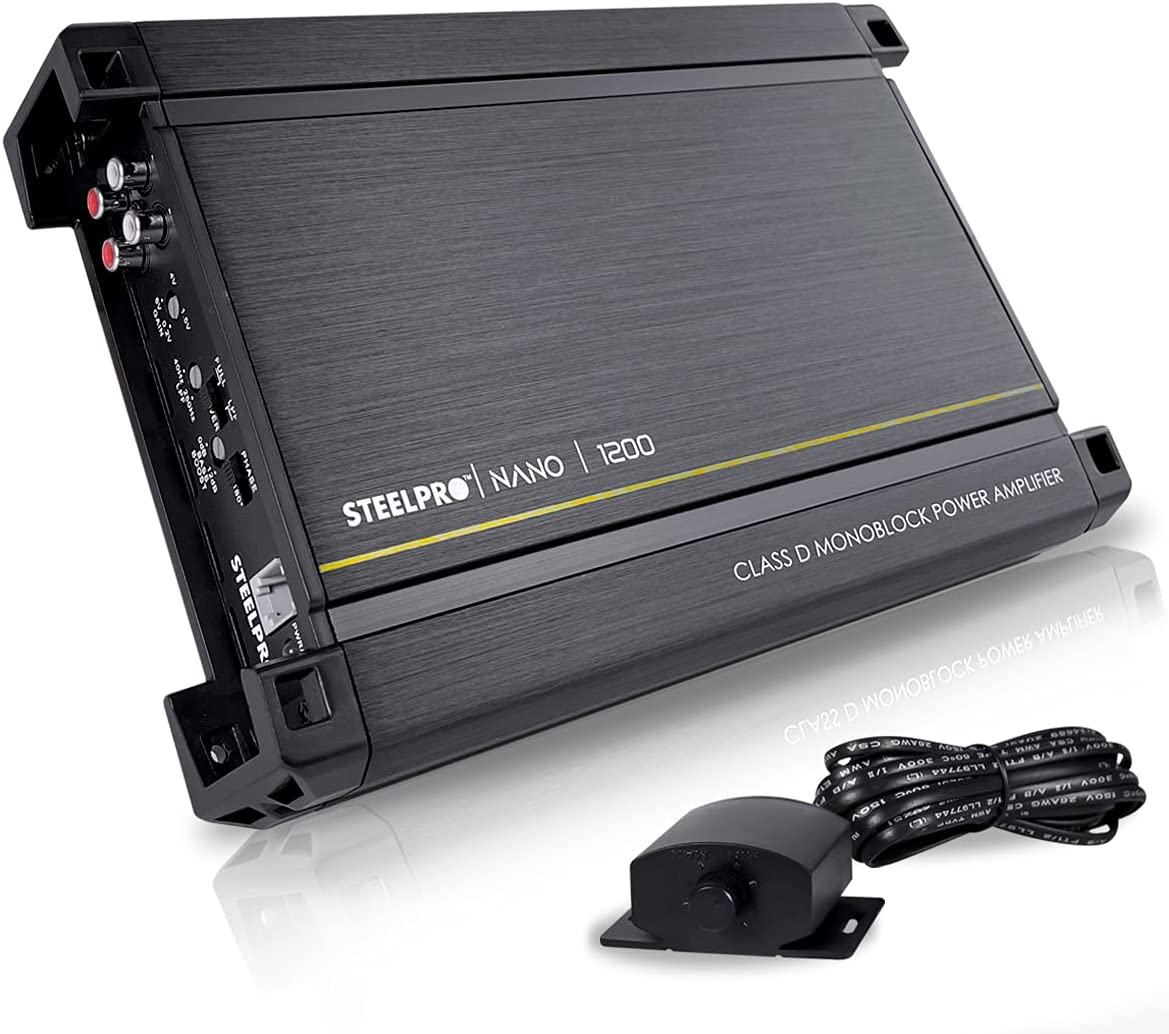 NANO1200 - STEELPRO AMPLIFICADOR NANO 1200W 1 CANAL CLASE D