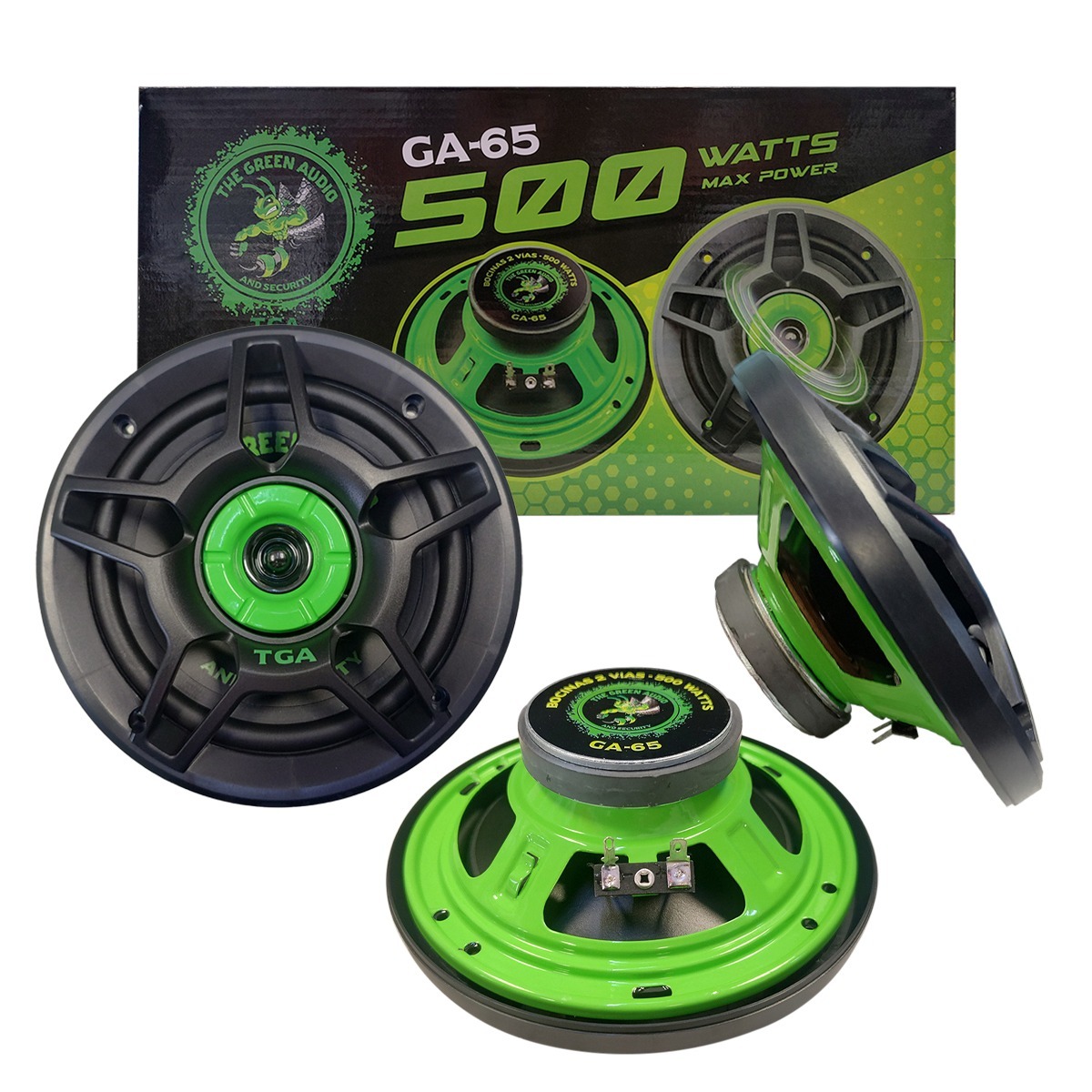 TGA-698 - GREEN AUDIO PAR DE BOCINAS 6X9" 500W MAX 2 VIAS