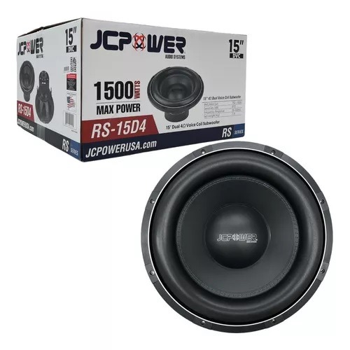 RS-15D4 - JC POWER SUBWOOFER 15"
