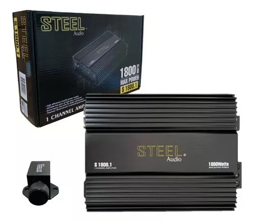 S1800.1 - STEEL AUDIO AMPLIFICADOR NANO 1 CANAL 1800W