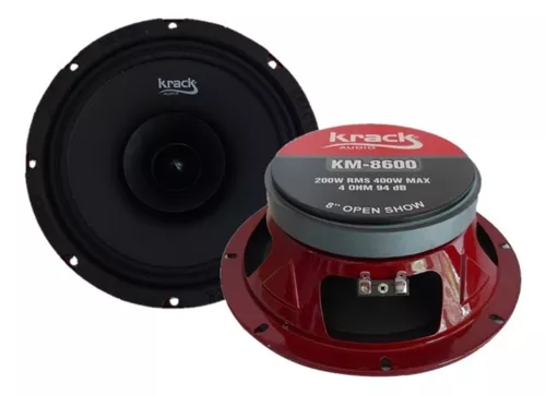 KM-8600 - KRACK MIDRANGE 8" 200W RMS