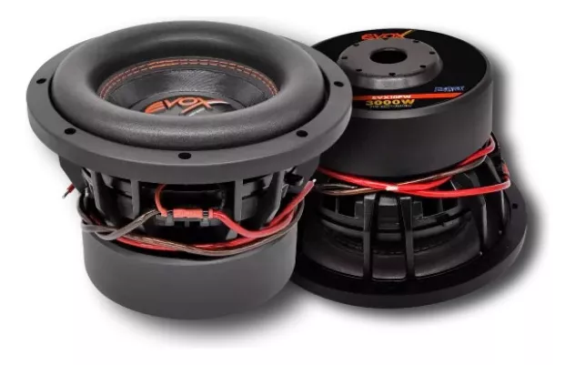 EVX10PW - EVOX SUBWOOFER 10" 1500W RMS 4 OHMS DUAL